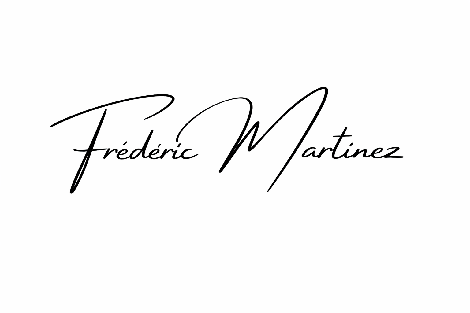 Signature Frédéric Martinez